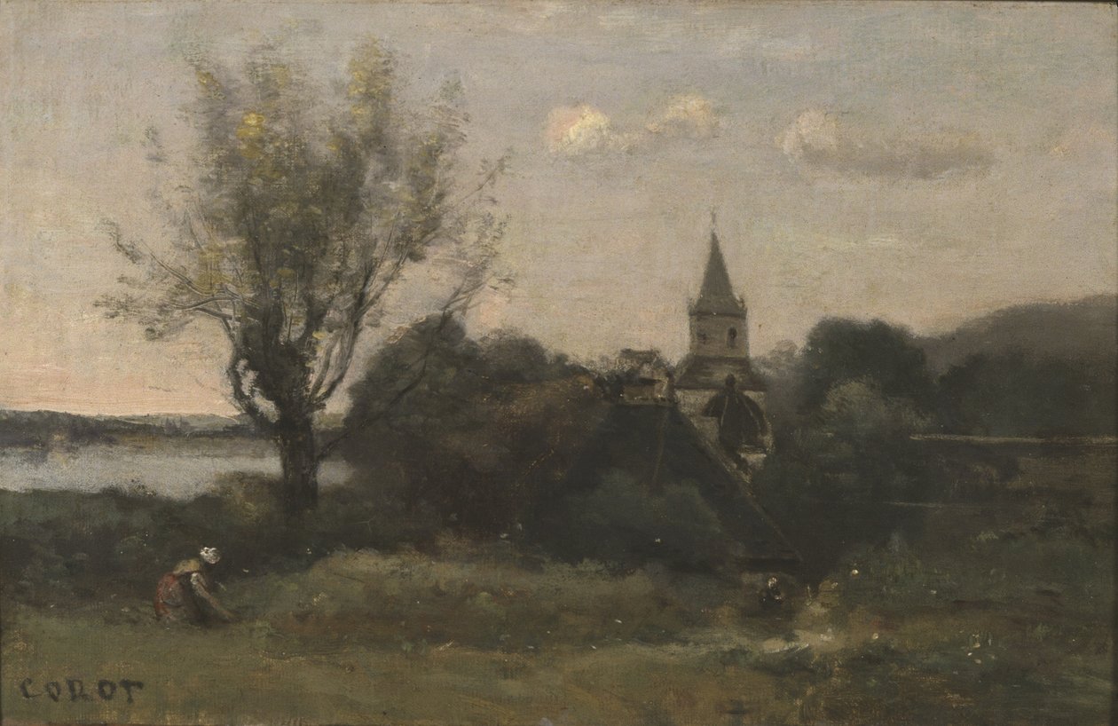 Ennery vicino ad Auvers da Jean Baptiste Camille Corot