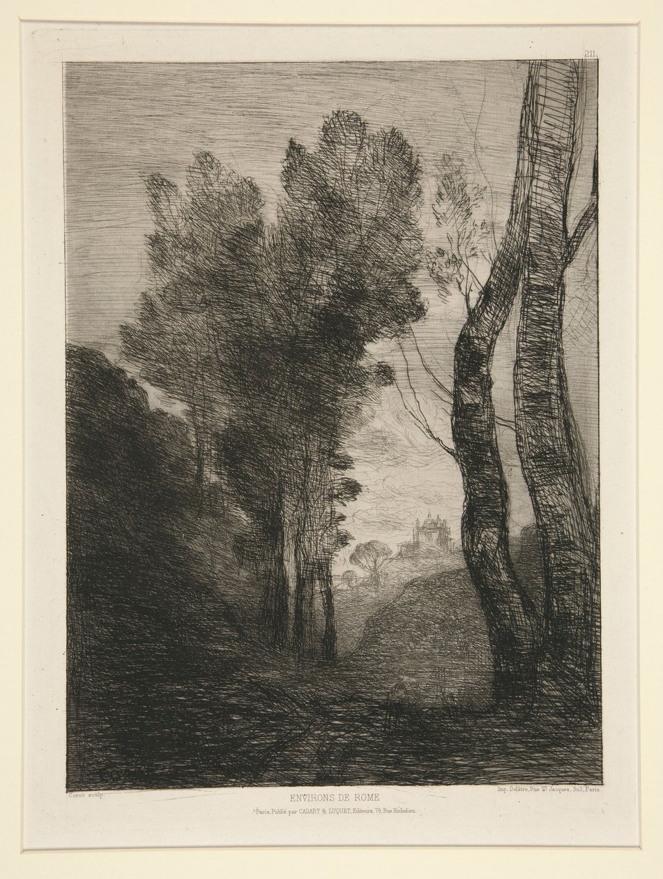 Nei dintorni di Roma da Jean Baptiste Camille Corot