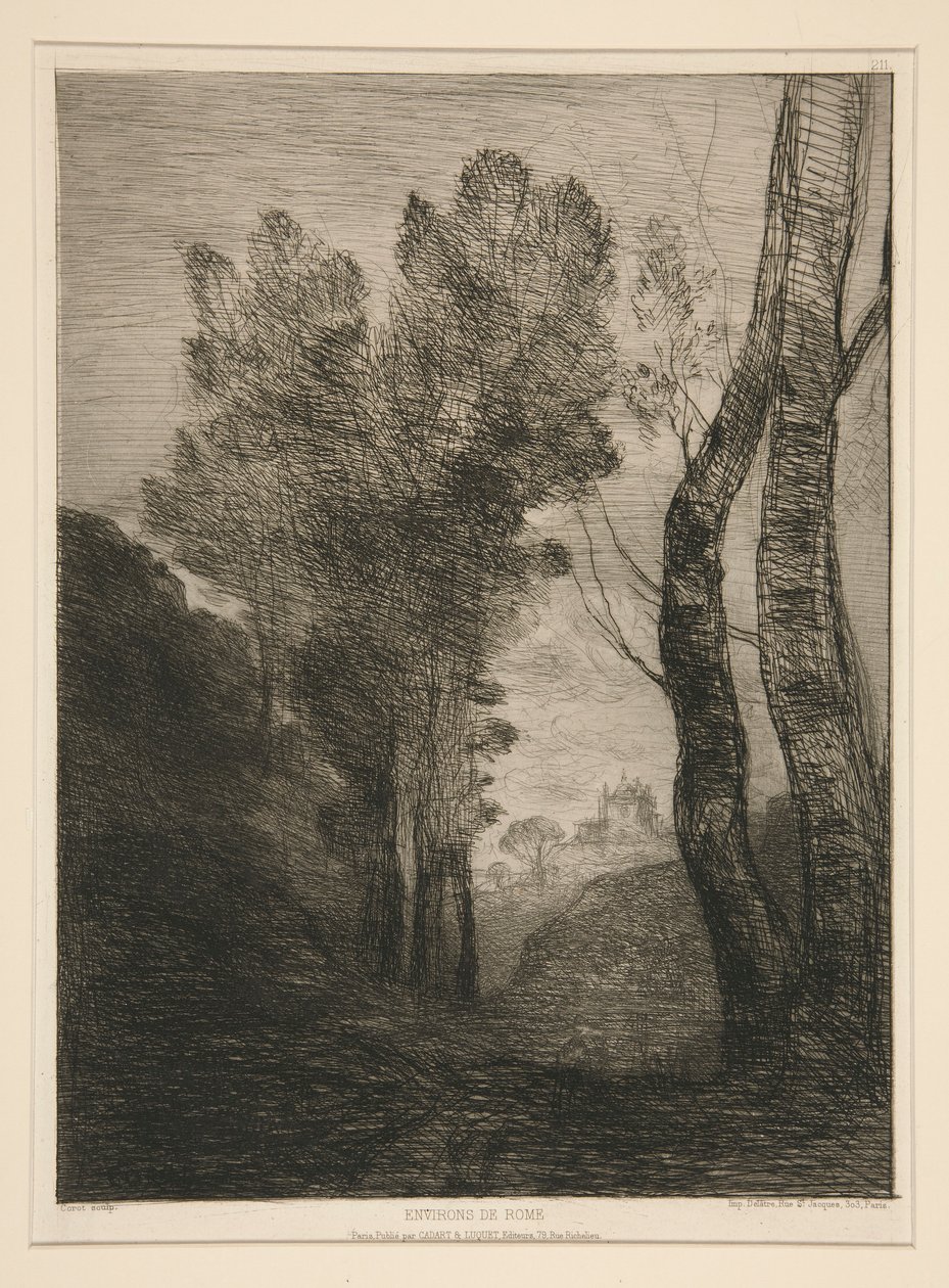 Dintorni di Roma da Jean Baptiste Camille Corot