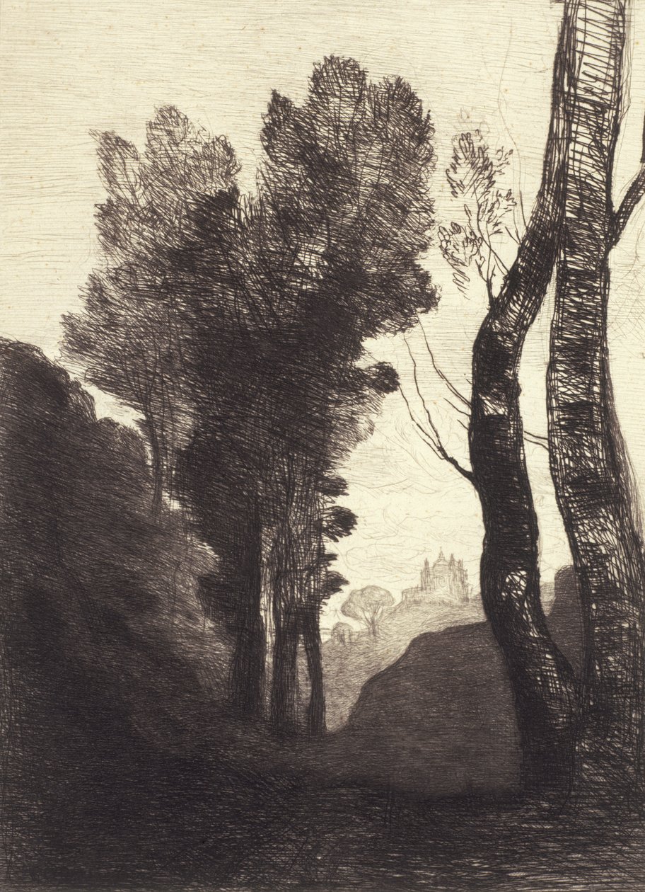 Dintorni di Roma da Jean Baptiste Camille Corot