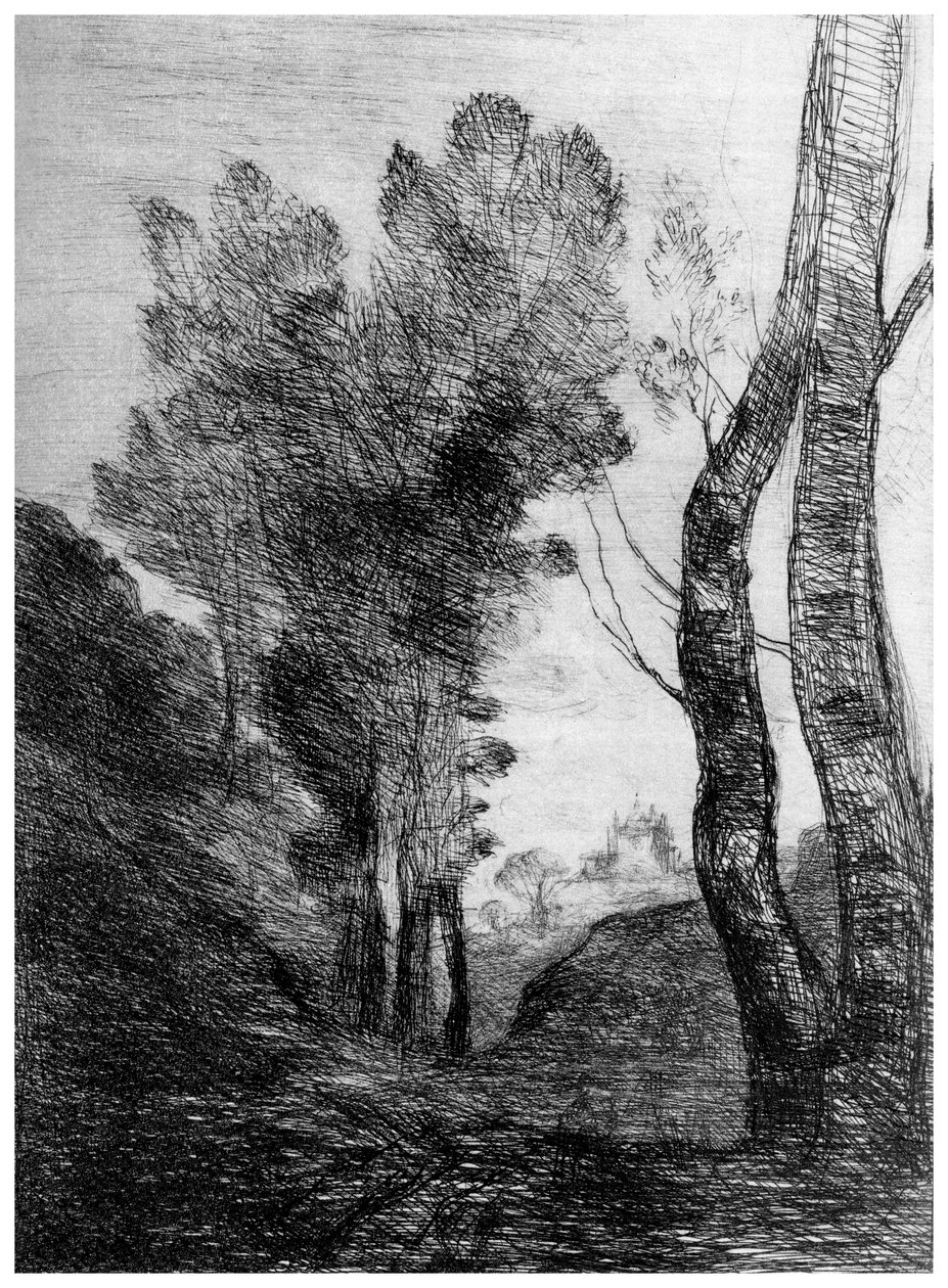 Dintorni di Roma, c1815-1865, 1924 da Jean Baptiste Camille Corot