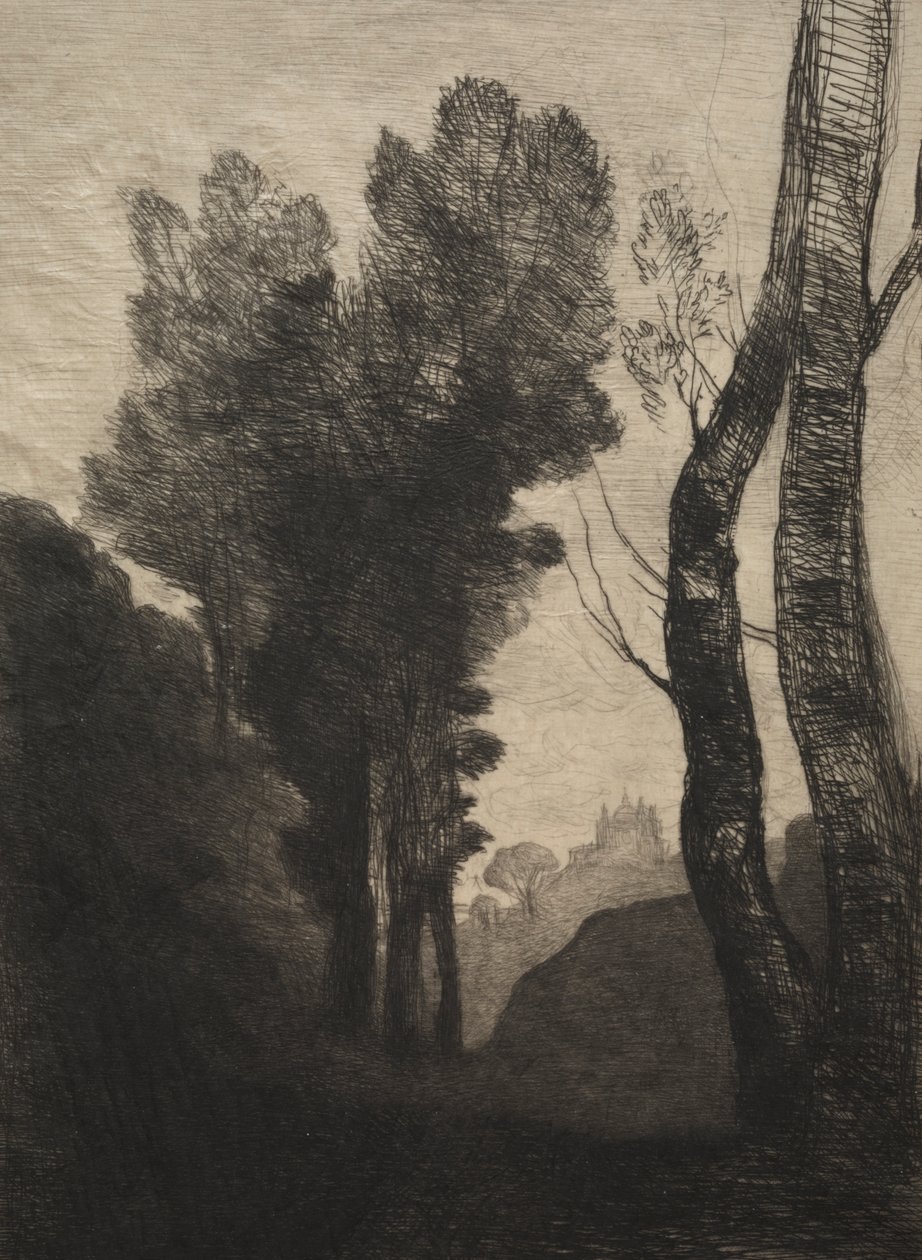 Dintorni di Roma da Jean Baptiste Camille Corot