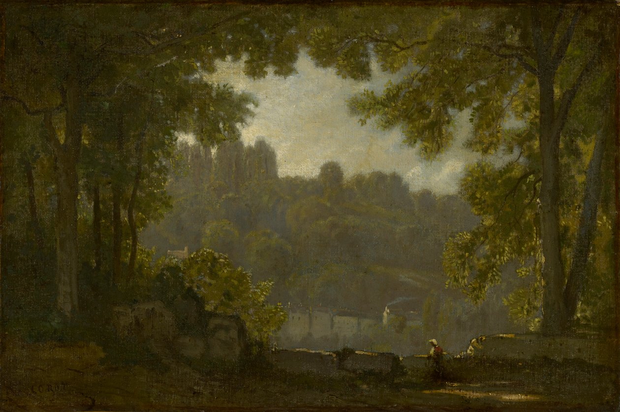 Paesaggio forestale da Jean Baptiste Camille Corot
