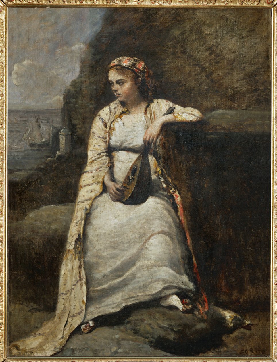 Haydee, jeune femme en costume grec - giovane donna in costume greco, forse l