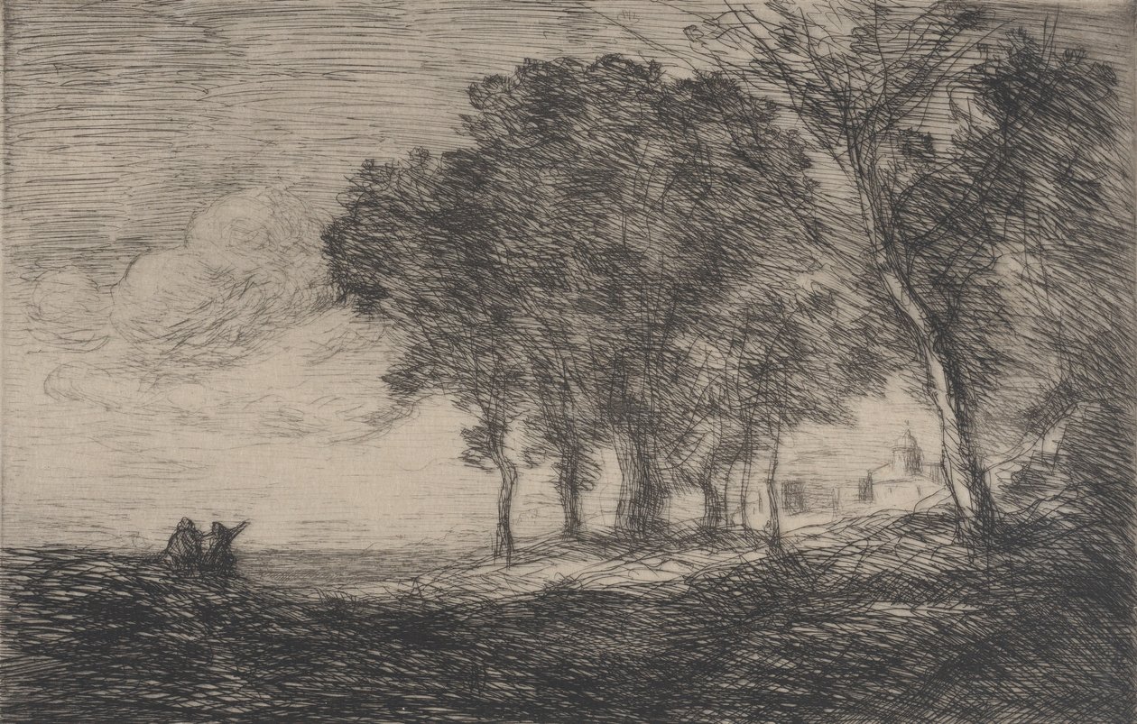 Paesaggio italiano, ca. 1865 da Jean Baptiste Camille Corot