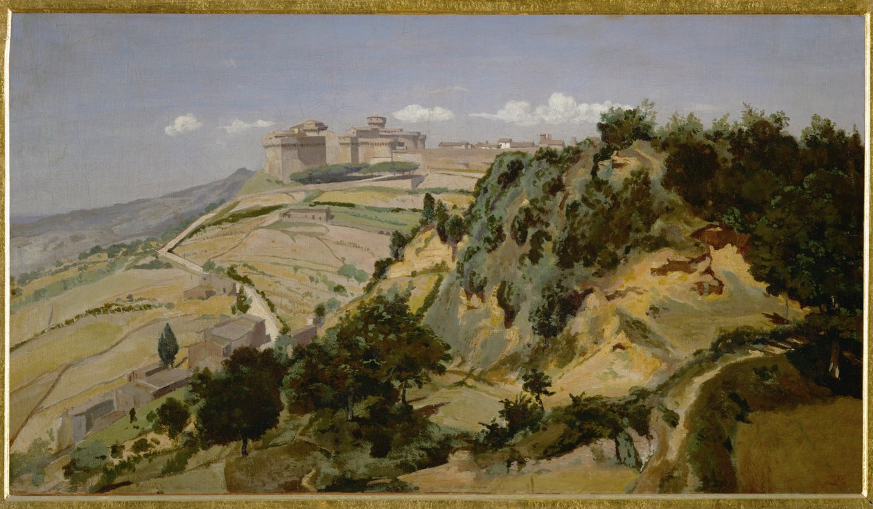 La citadelle de Volterra - Volterra citadel … da Jean Baptiste Camille Corot