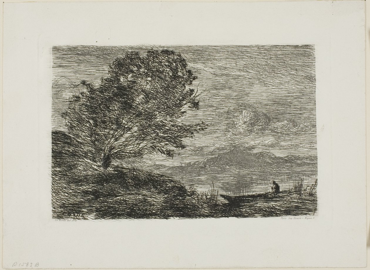 Lago nel Tirolo da Jean Baptiste Camille Corot