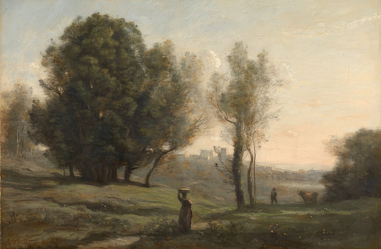 Paesaggio. Circa 1872 da Jean Baptiste Camille Corot