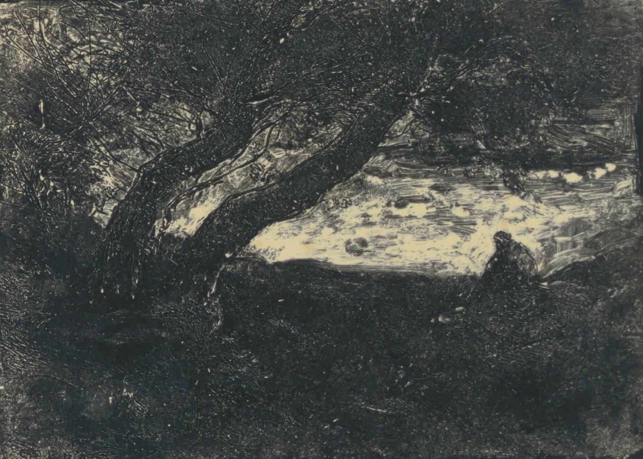 Il sognatore da Jean Baptiste Camille Corot