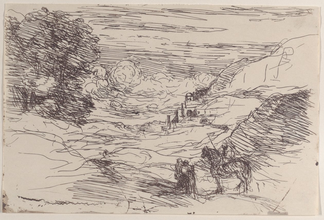 Les Paladins da Jean Baptiste Camille Corot