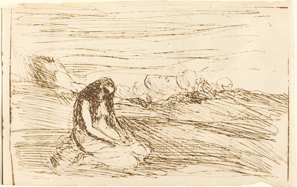 Maria Maddalena in Meditazione da Jean Baptiste Camille Corot