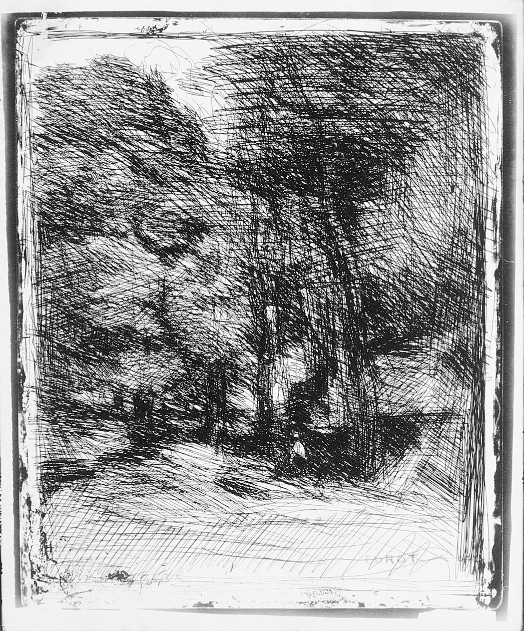 Memoria di Bas Brhaut da Jean Baptiste Camille Corot