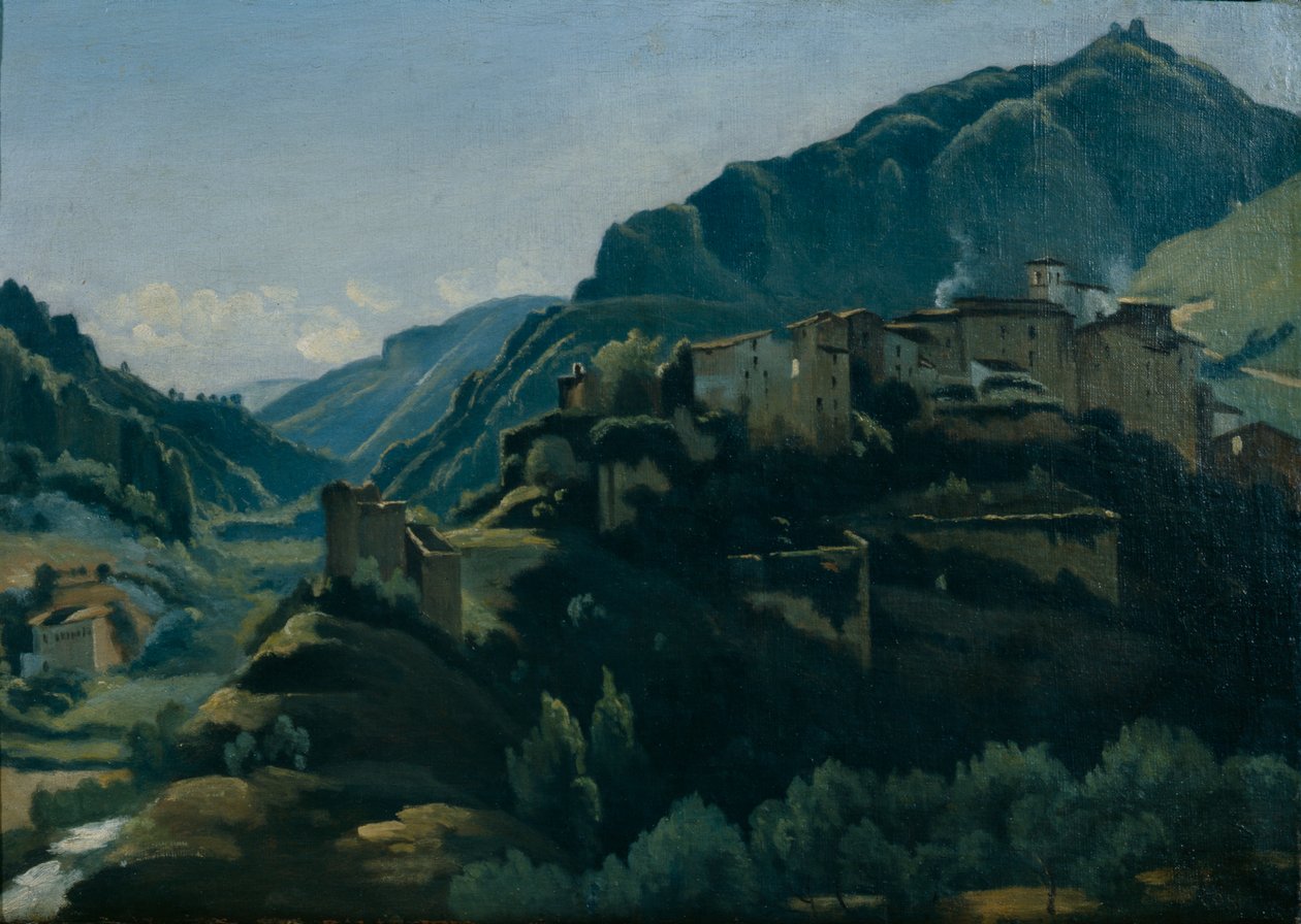 Villaggio meridionale da Jean Baptiste Camille Corot