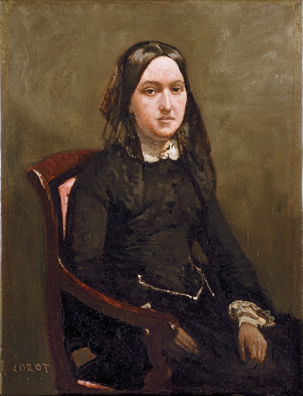 Mme Bison da Jean Baptiste Camille Corot