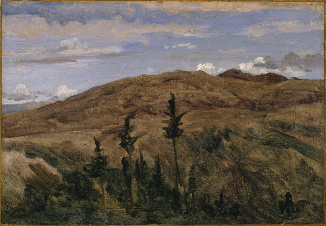 Montagne in Alvernia da Jean Baptiste Camille Corot