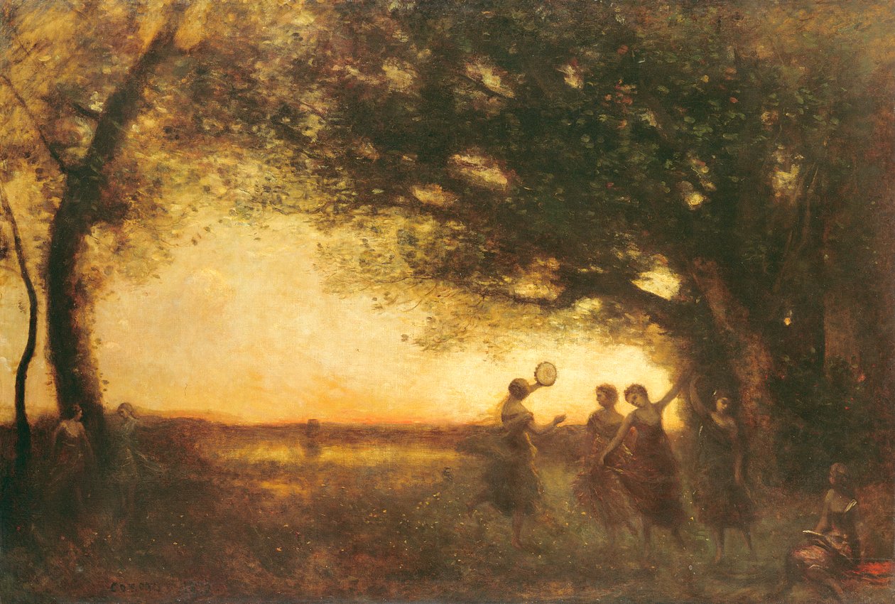 Piaceri della sera da Jean Baptiste Camille Corot