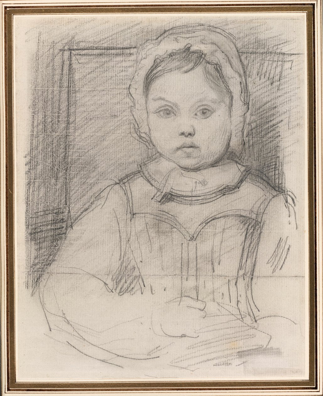 Ritratto di Louis Robert, 3 anni da Jean Baptiste Camille Corot