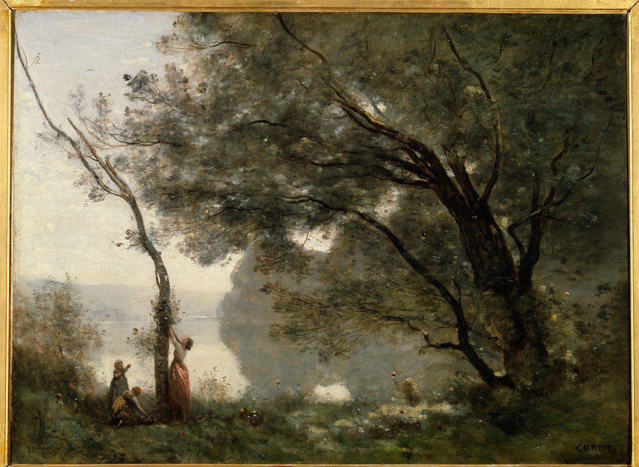 Ricordo di Mortefontaine da Jean Baptiste Camille Corot