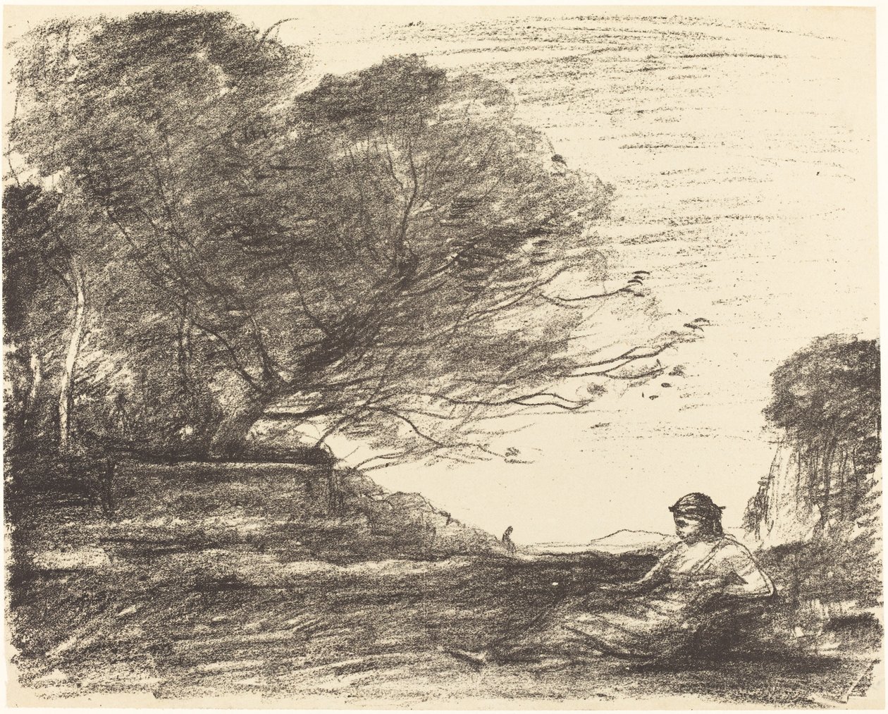 Saffo, 1871 da Jean Baptiste Camille Corot