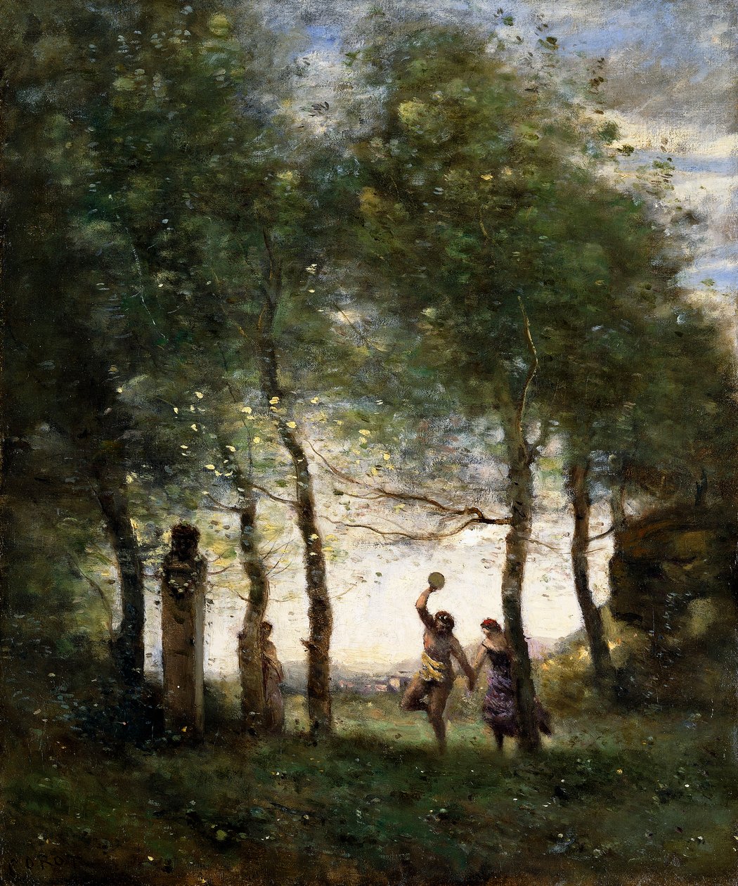 Piccola baccanale, 1874 da Jean Baptiste Camille Corot