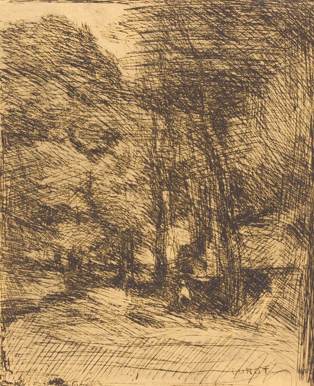 Souvenir di Bas-Breau, 1858 da Jean Baptiste Camille Corot
