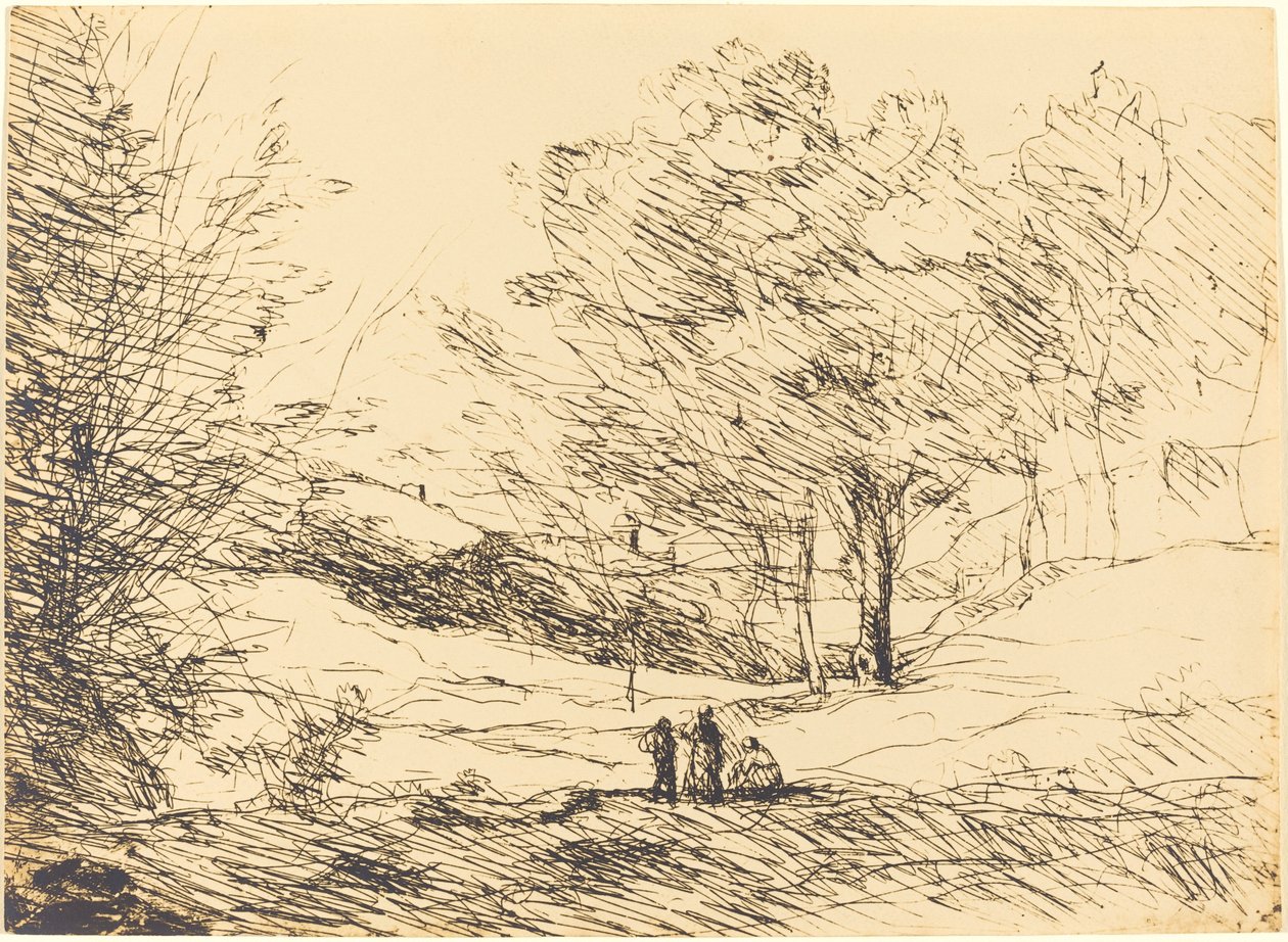 Souvenir del Lago Maggiore da Jean Baptiste Camille Corot