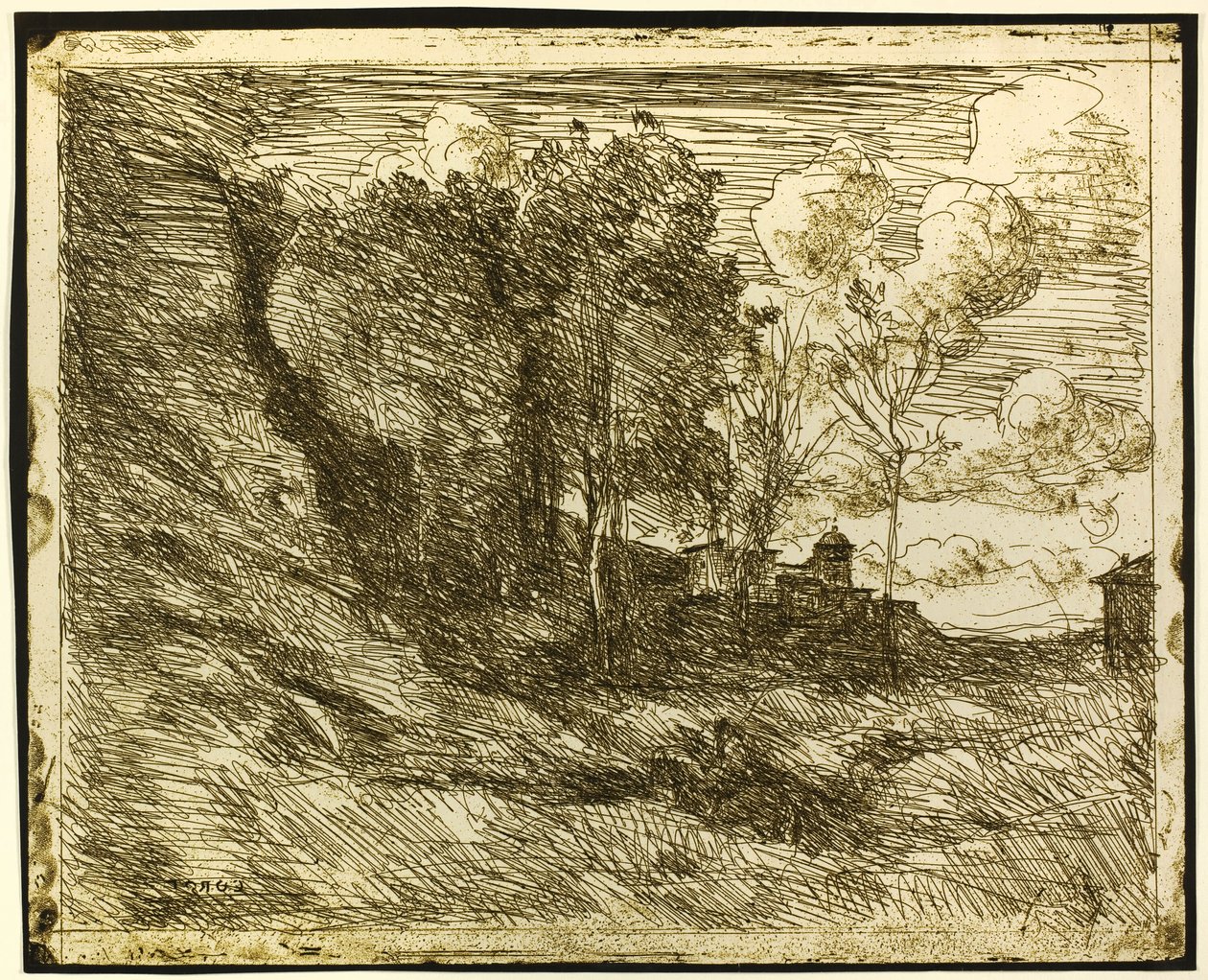Ricordo di Ostia da Jean Baptiste Camille Corot