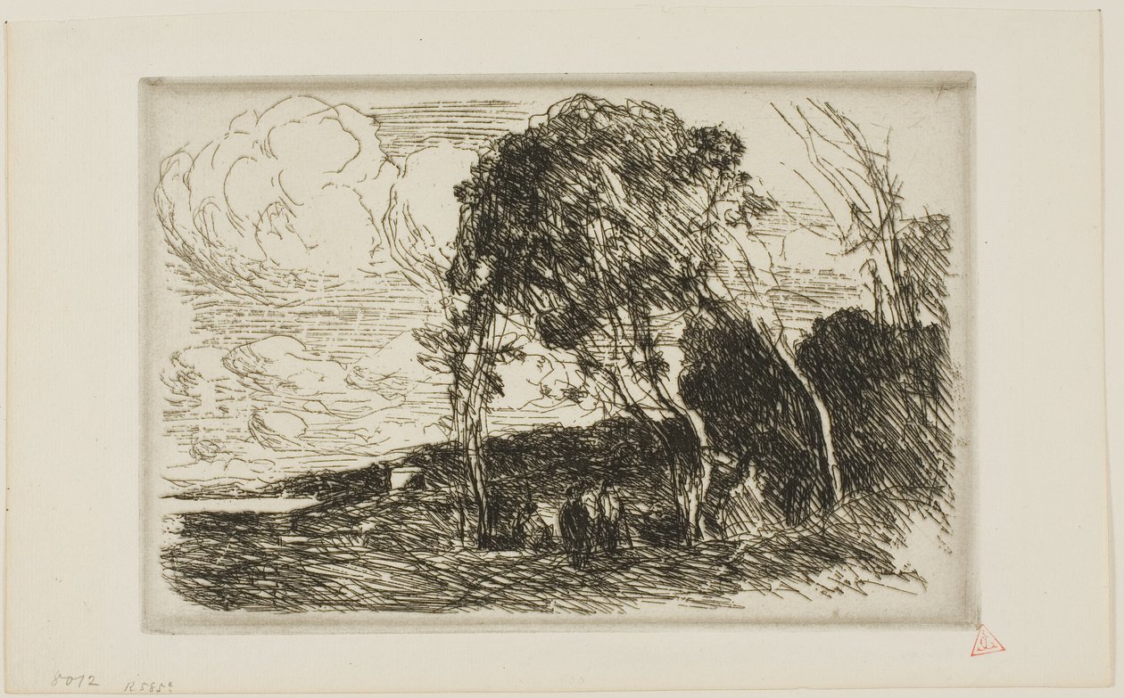 Souvenir delle fortificazioni di Douai da Jean Baptiste Camille Corot