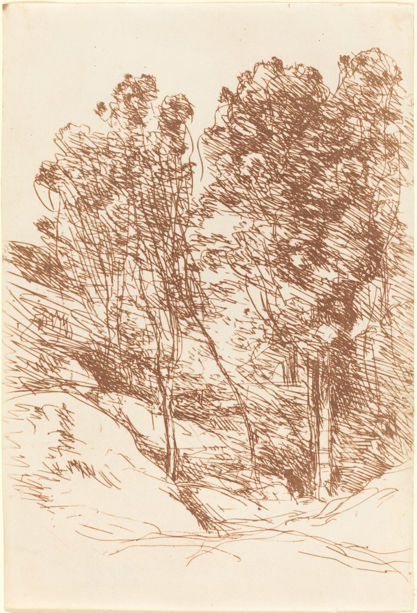 Ricordo della Valle della Sole da Jean Baptiste Camille Corot
