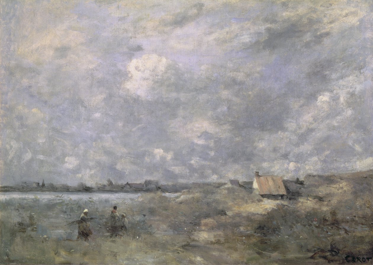 Tempo tempestoso, Pas de Calais da Jean Baptiste Camille Corot