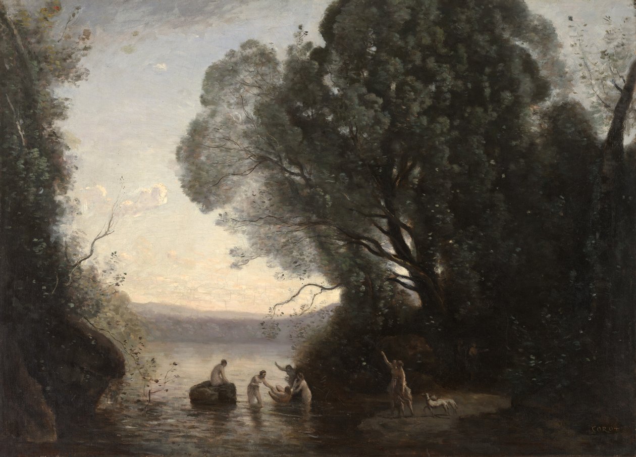 Il bagno di Diana (Le Bain de Diane) da Jean Baptiste Camille Corot