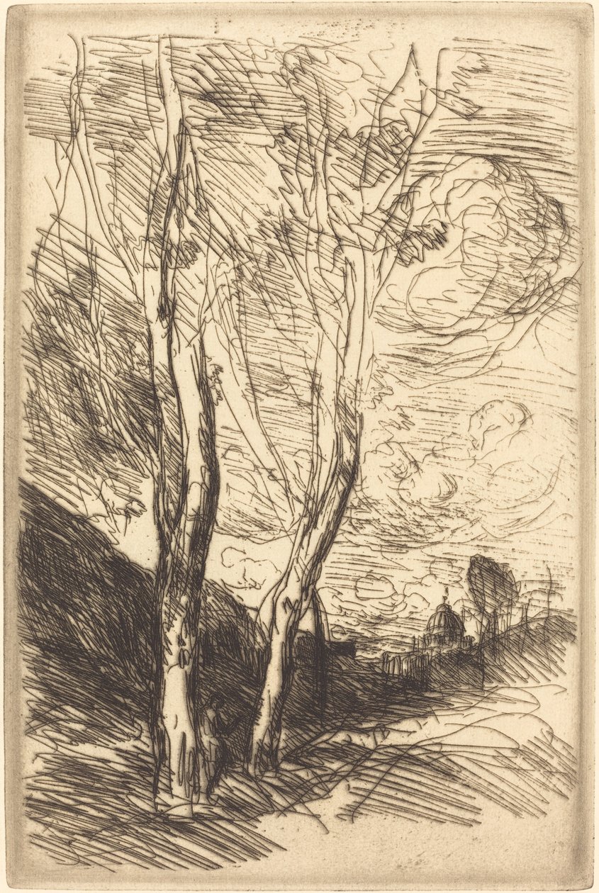 La cattedrale di Firenze Le Dome florentin, c. 1869-1870 da Jean Baptiste Camille Corot