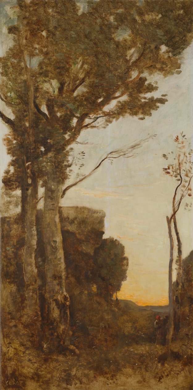I quattro momenti della giornata (mattino) da Jean Baptiste Camille Corot