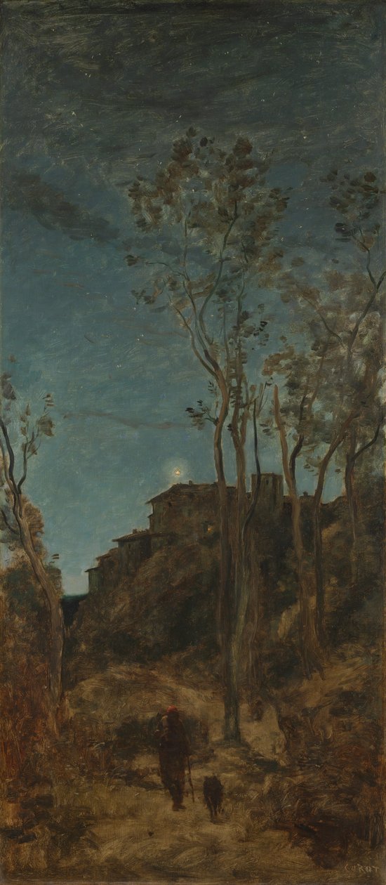 Le quattro ore del giorno: La notte da Jean Baptiste Camille Corot