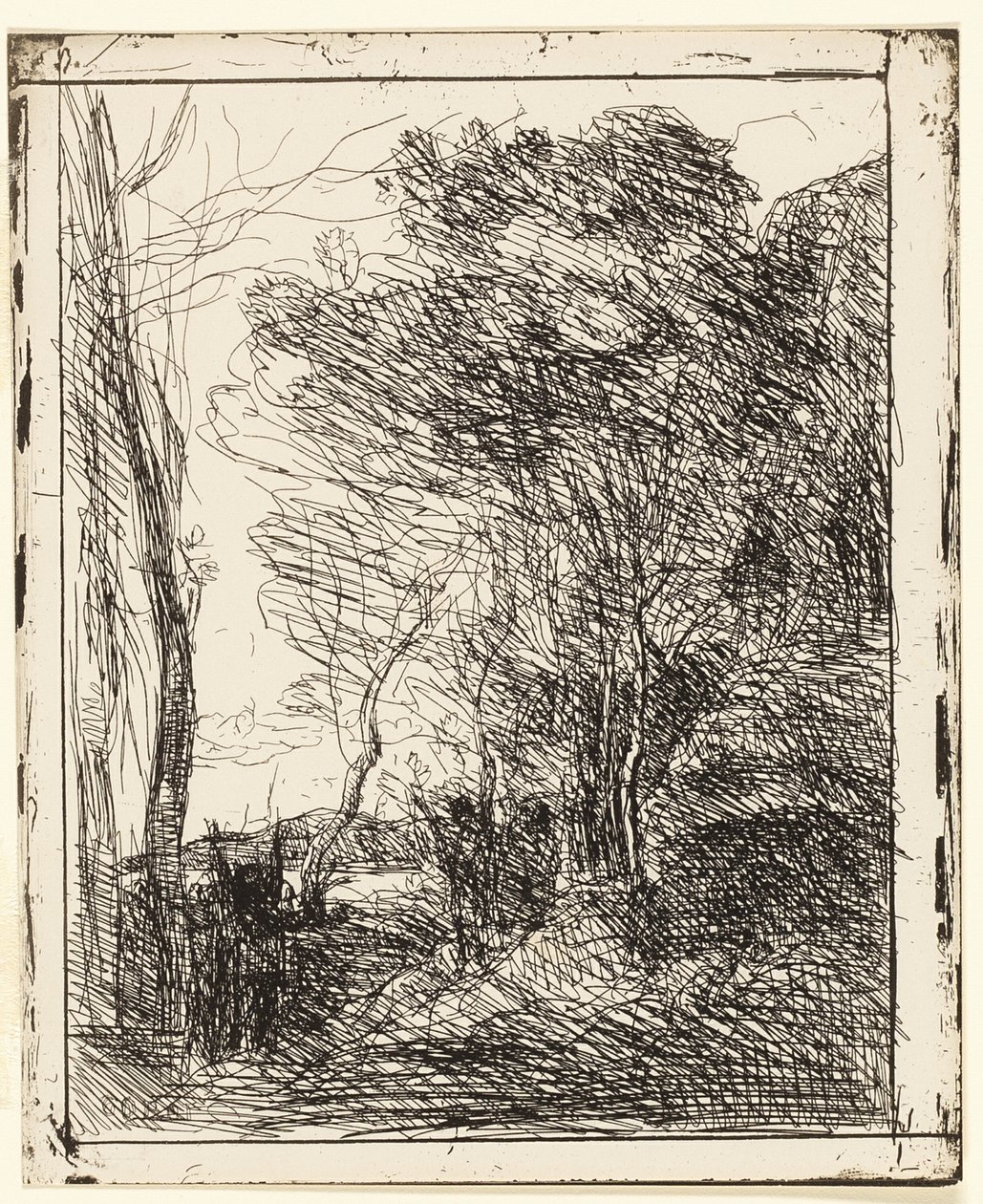 La radura gallica da Jean Baptiste Camille Corot
