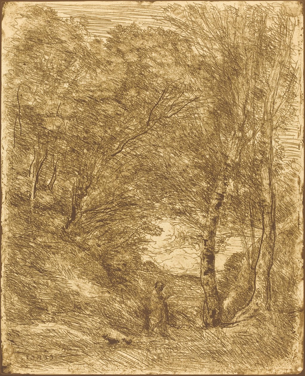 I Giardini di Orazio da Jean Baptiste Camille Corot