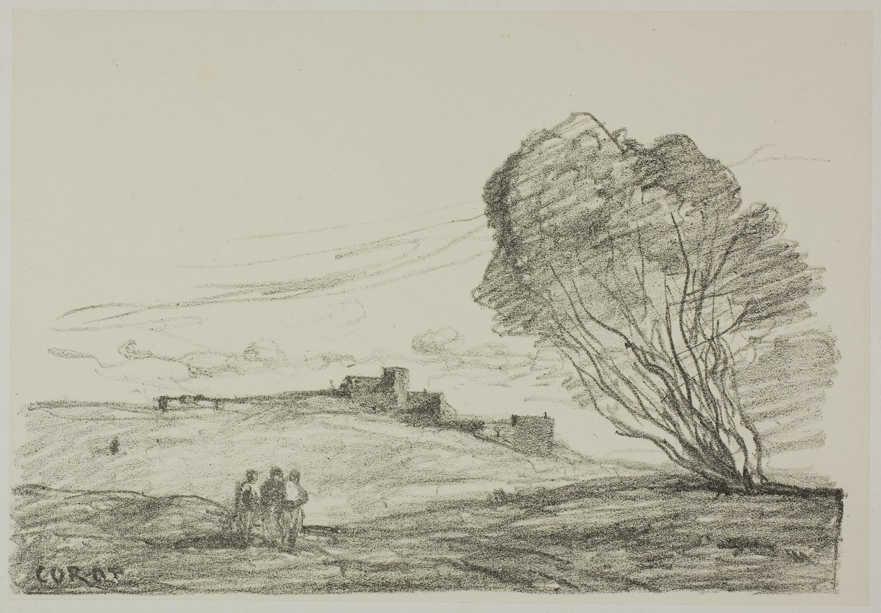 Il forte isolato da Jean Baptiste Camille Corot