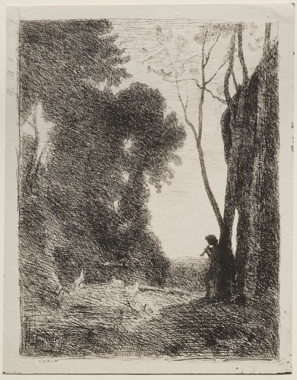 Il piccolo pastore da Jean Baptiste Camille Corot