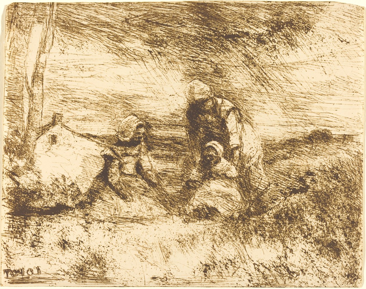 La sorellina da Jean Baptiste Camille Corot