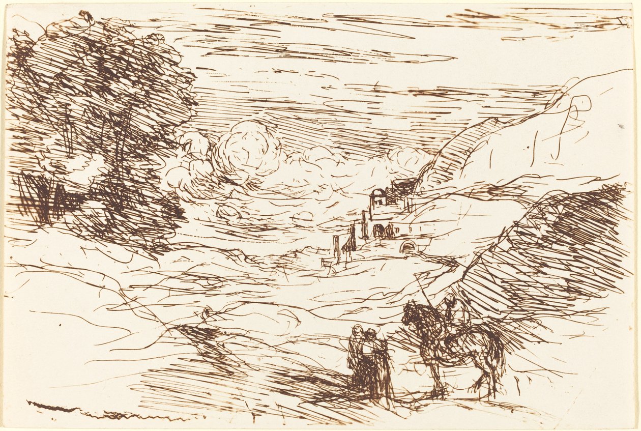 I Paladini Les Paladins, 1871 da Jean Baptiste Camille Corot