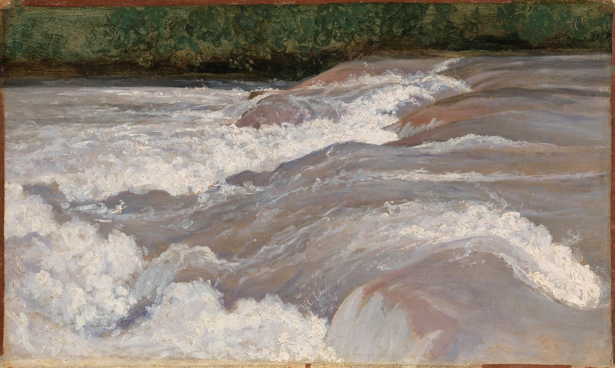 Il Velino sopra la cascata di Terni, 1826 da Jean Baptiste Camille Corot