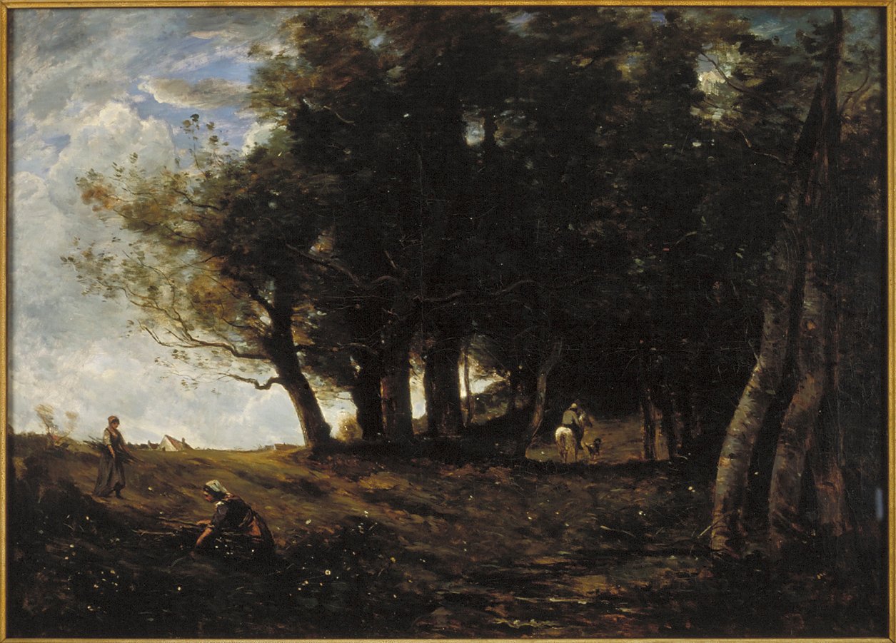 I raccoglitori di legna, 1875 da Jean Baptiste Camille Corot