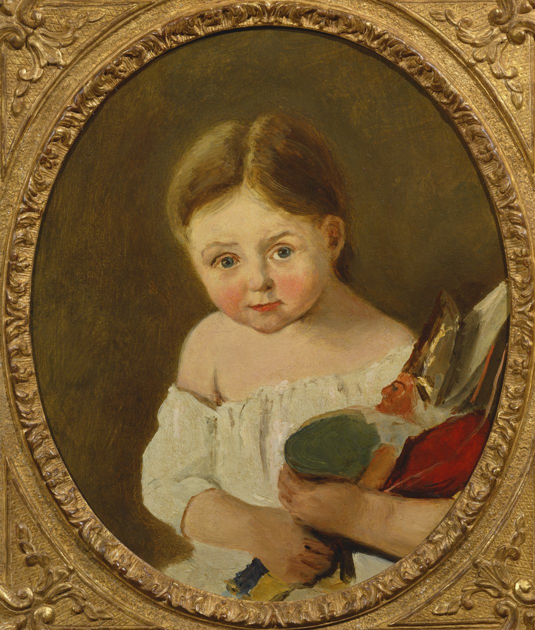 La figlia più giovane di M. Edouard Delalain, c.1845-50 da Jean Baptiste Camille Corot