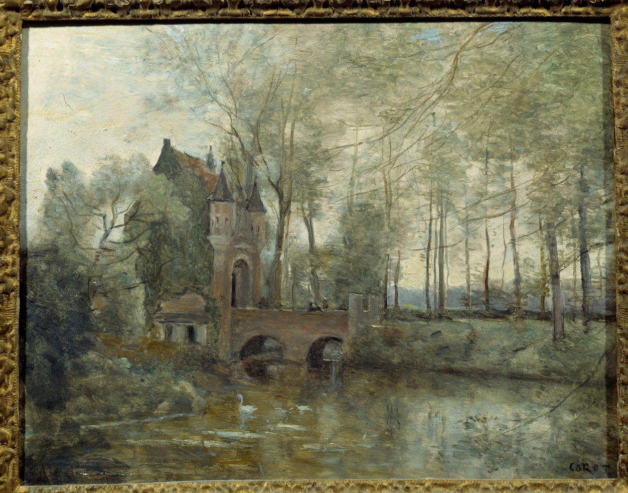 Il castello di Wagnouville da Jean Baptiste Camille Corot