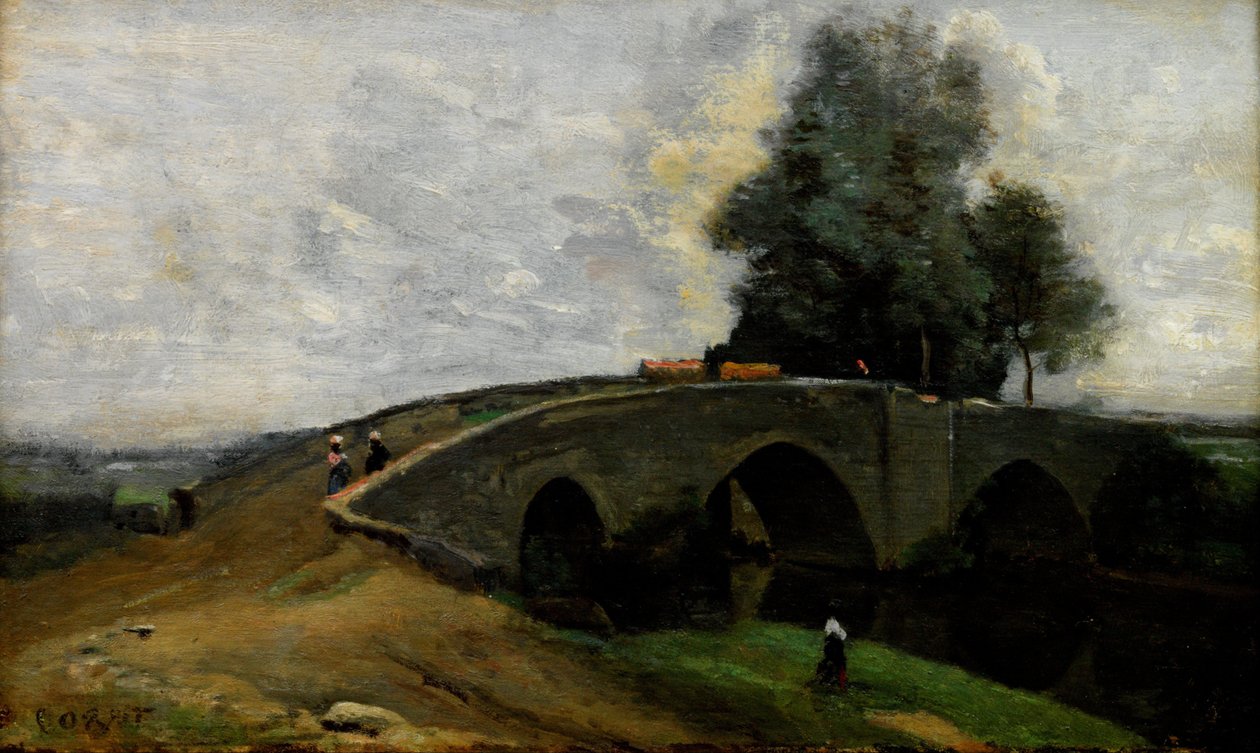 Il vecchio ponte da Jean Baptiste Camille Corot
