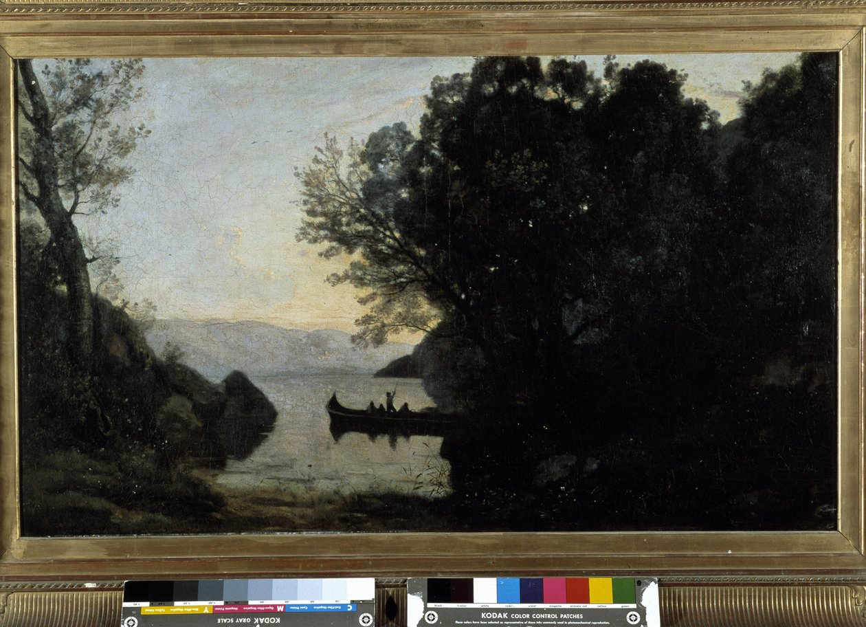 Veduta presa da Riva, Tirolo italiano da Jean Baptiste Camille Corot