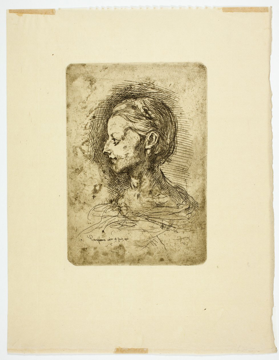 Testa femminile da Jean Baptiste Carpeaux