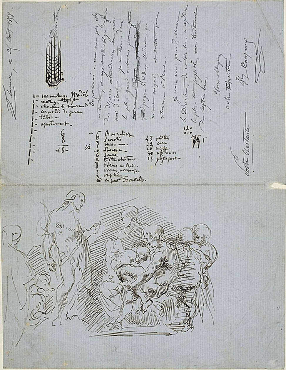 La predicazione di San Giovanni Battista da Jean Baptiste Carpeaux