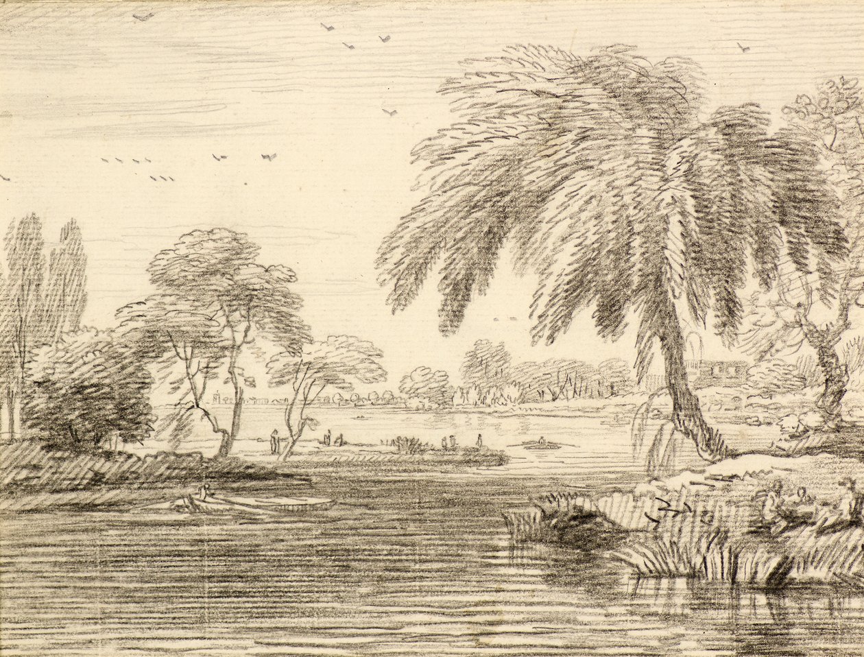 Paesaggio da Jean Baptiste Claude Chatelain