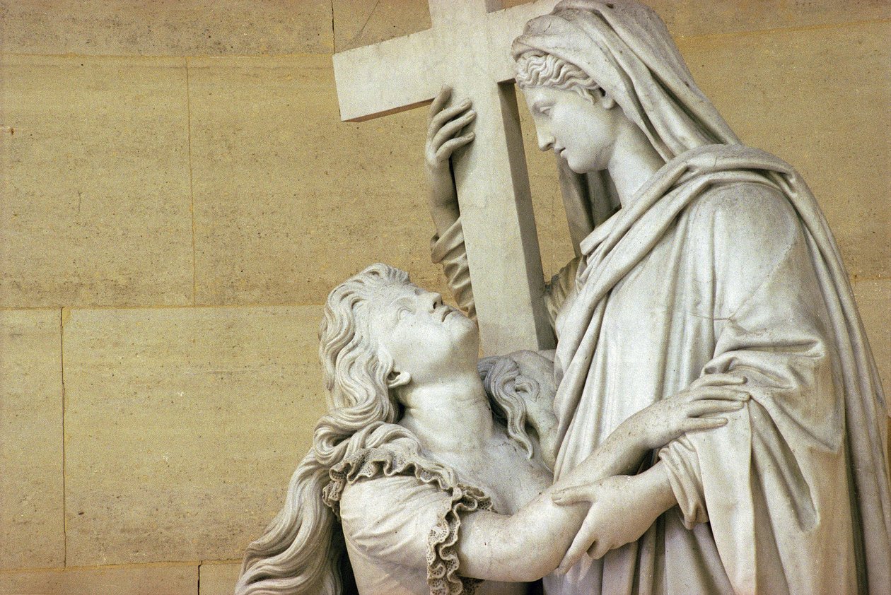 Maria Antonietta tenuta dalla Religione, 1825 da Jean Baptiste Cortot